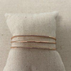 Stella & Dot Pave Open Bar Bracelet